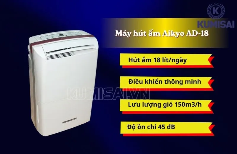 Những lý do nên sử dụng máy hút ẩm Aikyo AD-18
