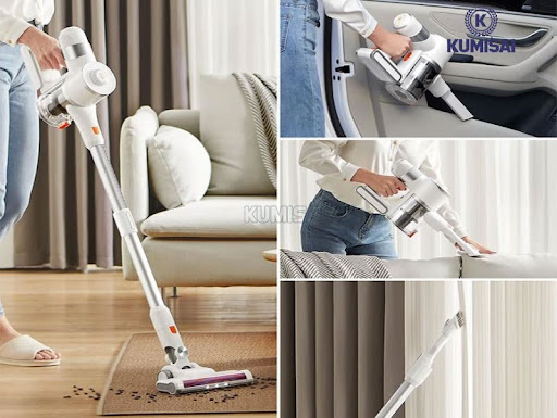 Máy hút bụi công suất 400W có thiết kế nhỏ gọn, tiện dụng