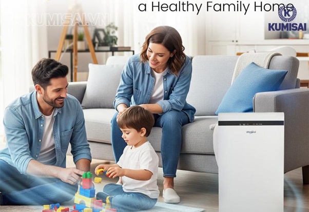 Máy lọc không khí Whirlpool Whispure giúp bảo vệ sức khỏe gia đình bạn
