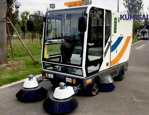 Xe quét rác ngồi lái Kumisai KMS-2200 - 4