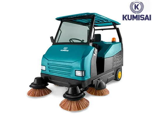Xe quét rác công nghiệp ngồi lái Kumisai KMS 77