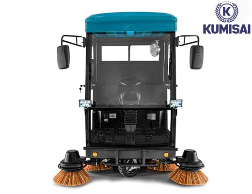 Xe quét rác công nghiệp ngồi lái Kumisai KMS 78 - 4