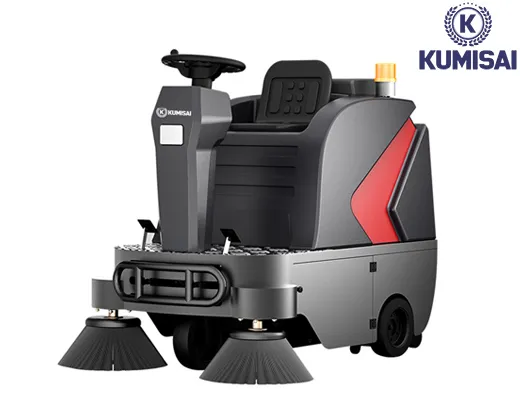 Xe quét rác công nghiệp ngồi lái Kumisai KMS GS1