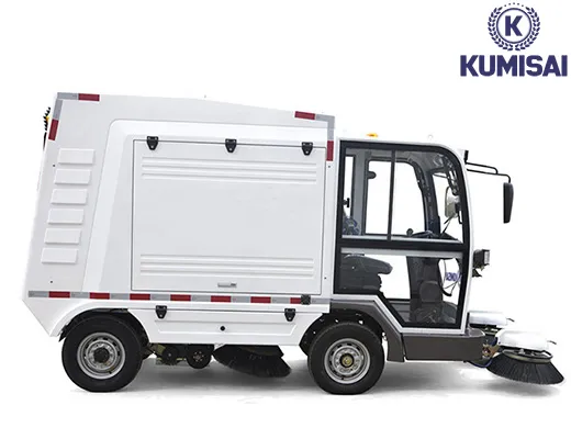 Xe quét rác công nghiệp ngồi lái Kumisai KMS-2000-M (Pin Lithium) - 4