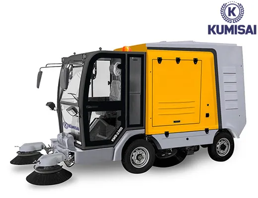 Xe quét rác công nghiệp ngồi lái Kumisai KMS-2000-M (Pin Lithium) - 6