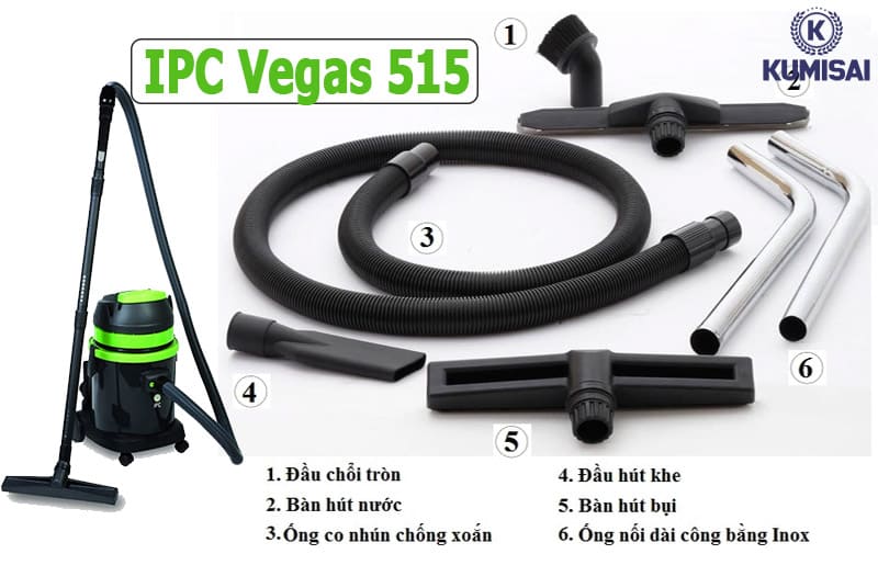 Đầy đủ phụ kiện kèm theo của máy