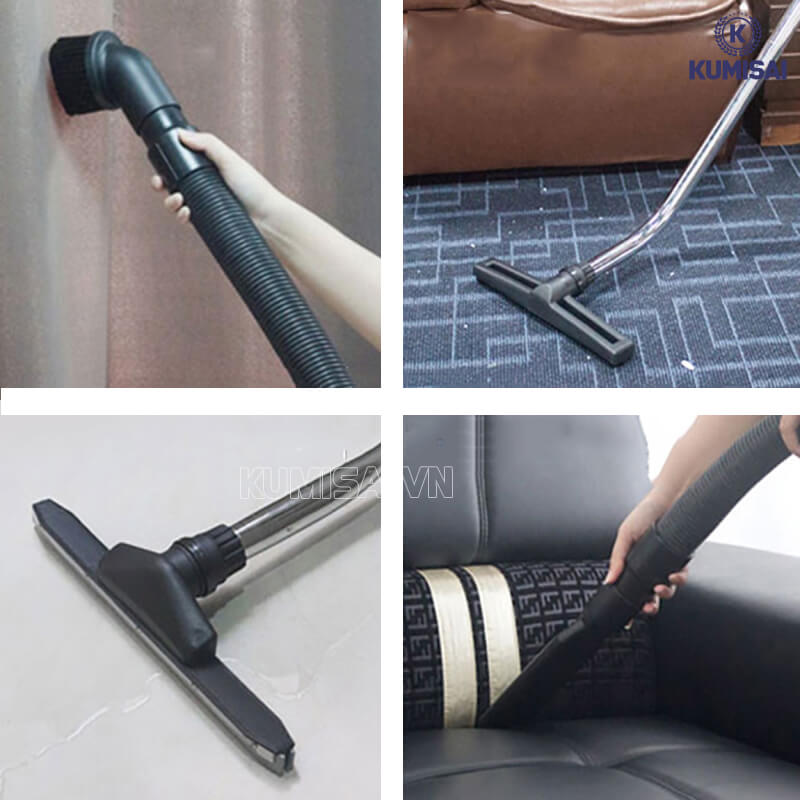 Bộ đầu hút đi kèm máy hút bụi công nghiệp Lifeclean