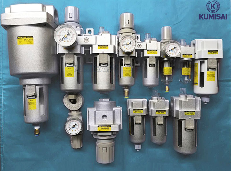 Bộ lọc khí nén - Loại bỏ bụi bẩn, hơi nước, dầu và các tạp chất