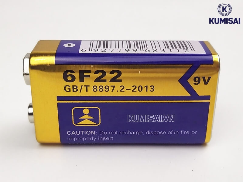 Sử dụng đúng loại pin sạc 6F22