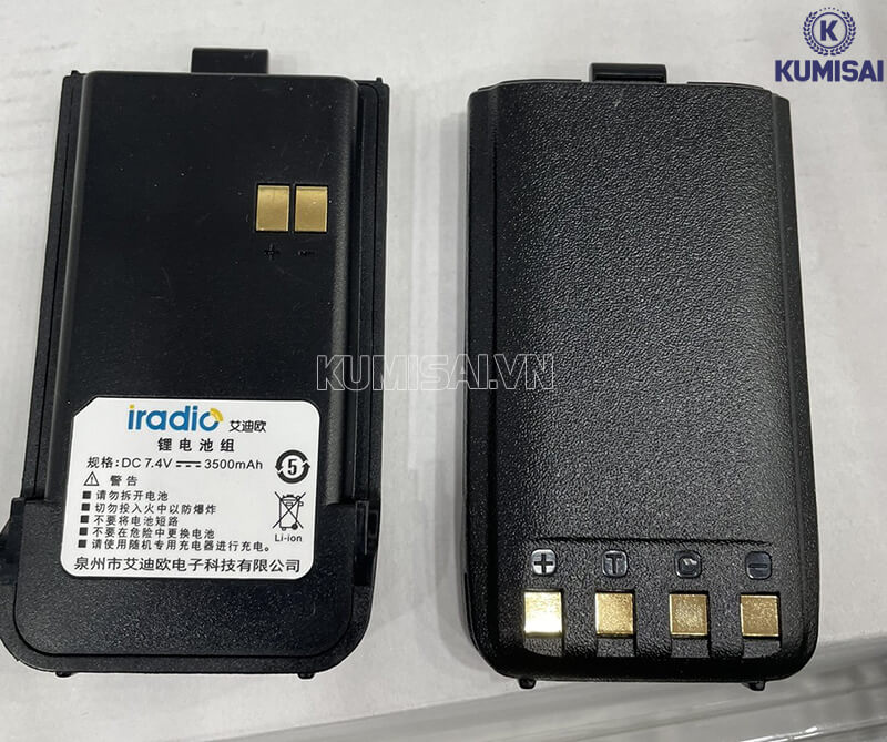 Pin máy bộ đàm Iradio