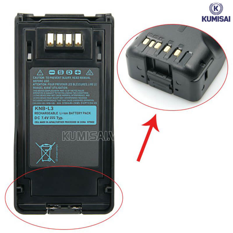 Pin bộ đàm Kenwood TK H20