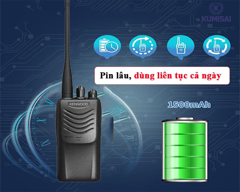 Pin lâu, dùng liên tục cả ngày