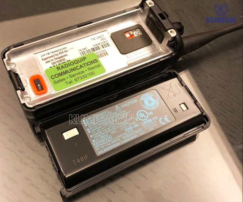 Pin máy bộ đàm Kenwood TK3407