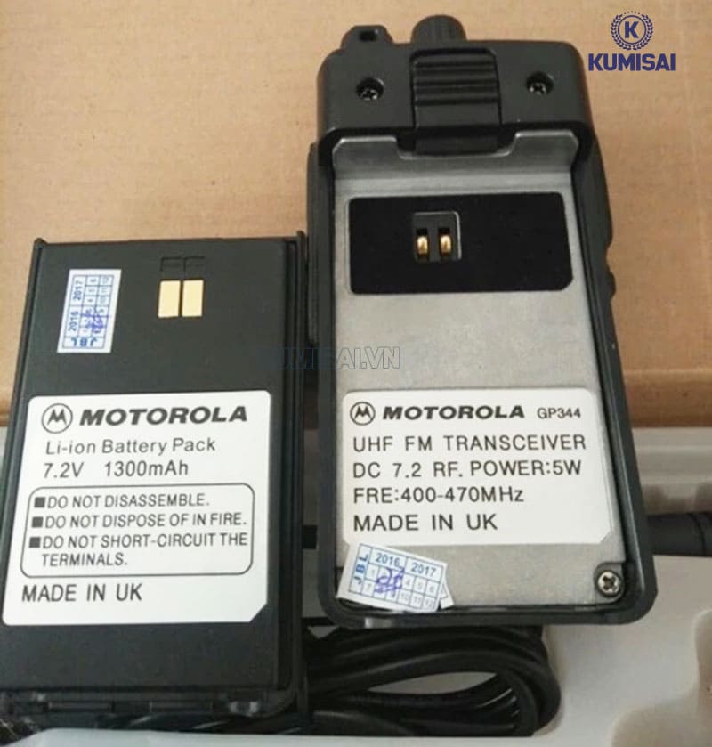 Pin máy bộ đàm Motorola GP 344