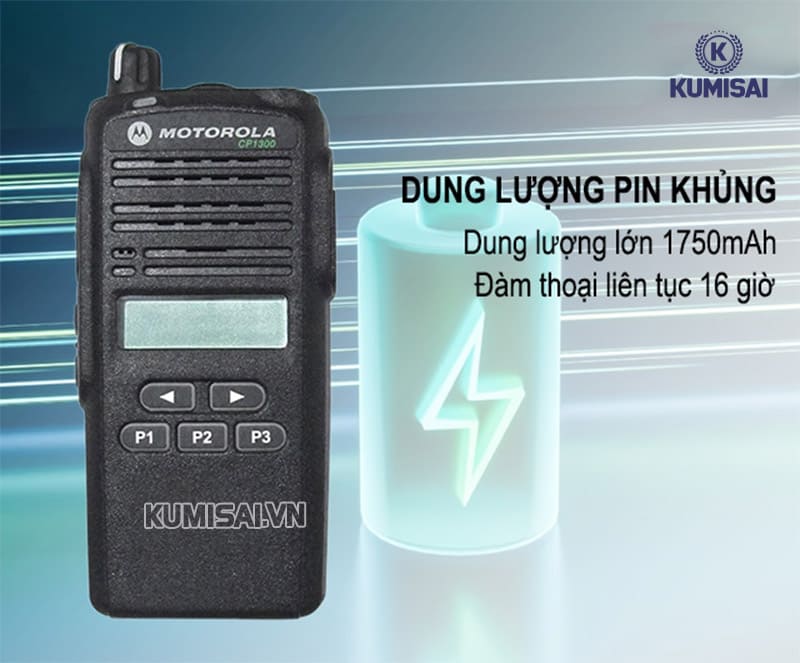 Dung lượng pin khủng cho thời gian sử dụng lâu