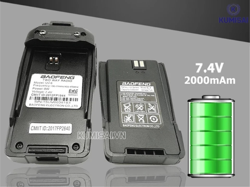 Pin máy dung lượng rất lớn