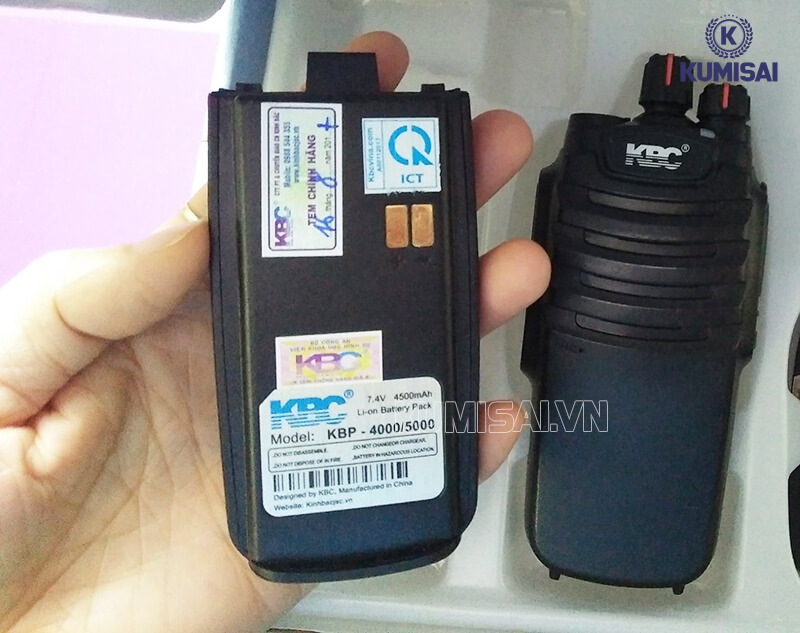 Pin cao cấp, dung lượng lớn 