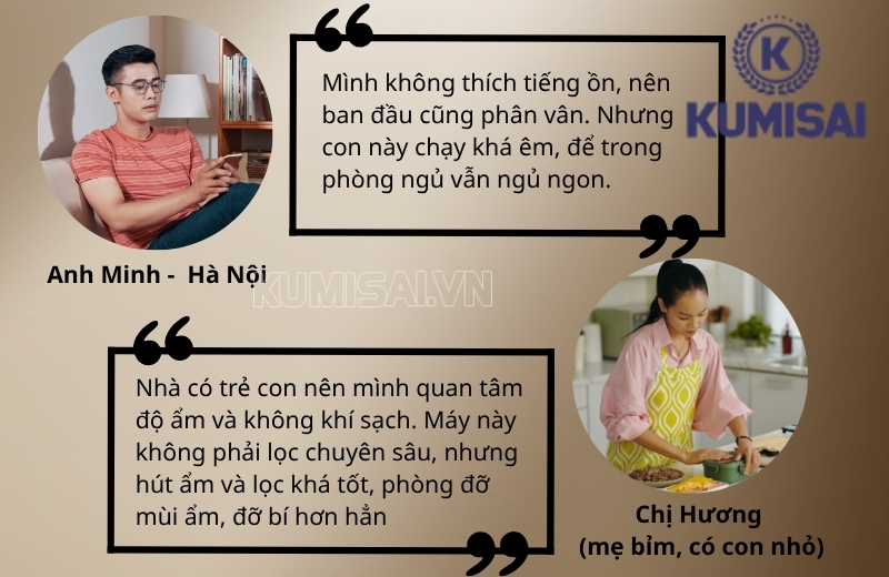 Review về máy hút ẩm KMS 12A