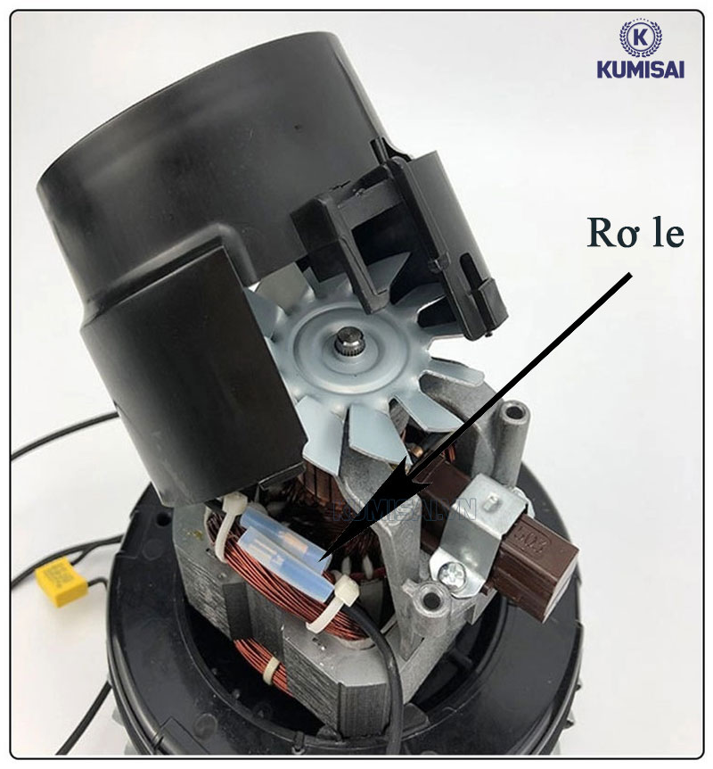 Rơ le trong motor máy hút bụi 2000W