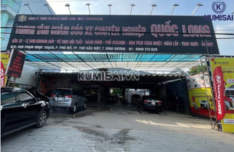 Rửa xe Bình Dương Quốc Long