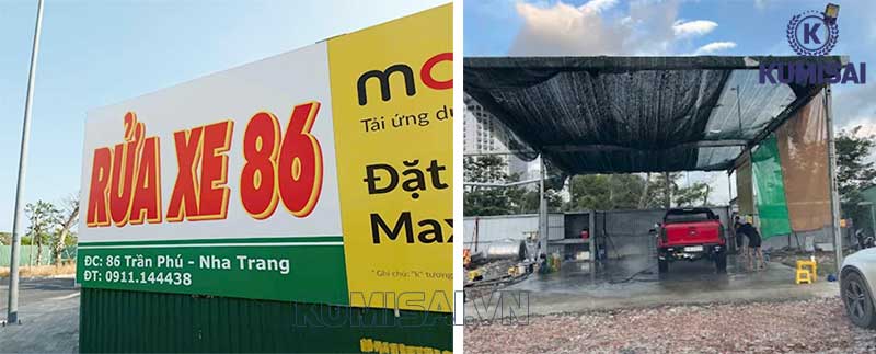 Rửa xe oto Nha Trang 86