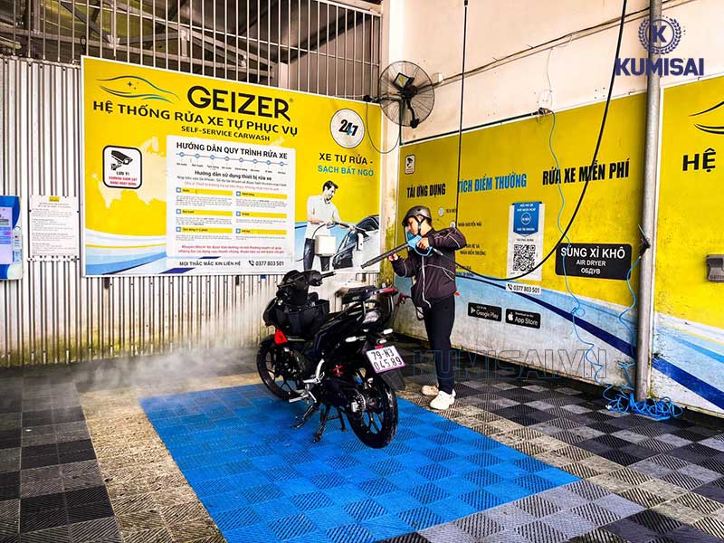Rửa xe tự động Nha Trang Geizer
