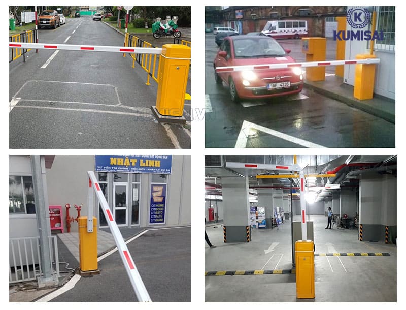 Cổng barrier tự động BS306TI sử dụng tại nhiều nơi, khu vực,... 