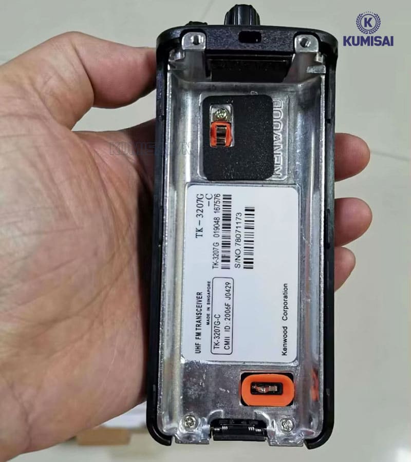 Bộ đàm Kenwood TK-3207G có thể sử dụng trong thời gian dài