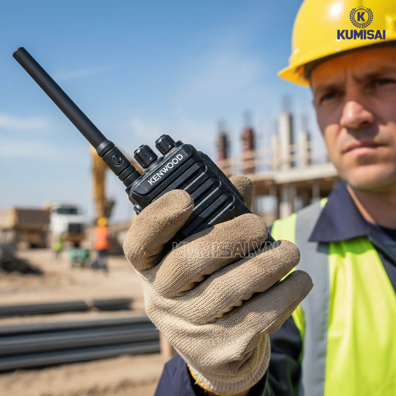 Sử dụng bộ đàm cầm tay Kenwood TK 3588 đúng cách