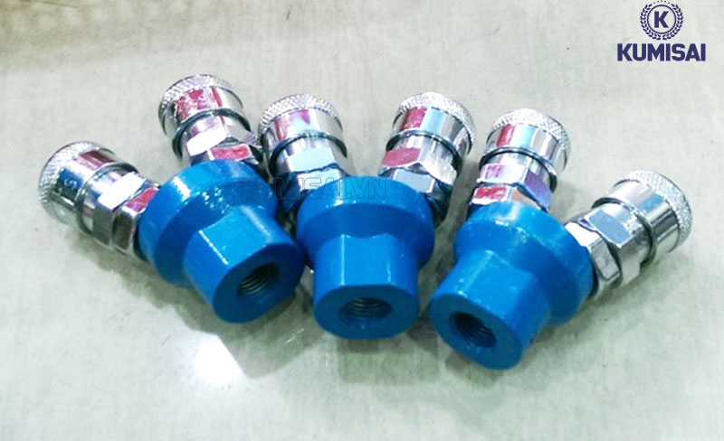 Cút nối nhanh đầu cái 2 đầu an toàn, dễ sử dụng
