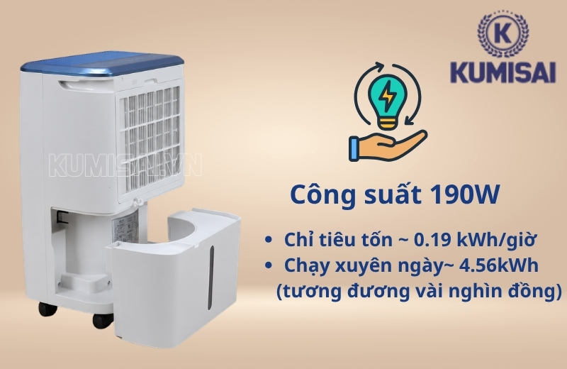 Sử dụng Kosmen KM-12N cả ngày cũng không lo chi phí điện tăng quá cao
