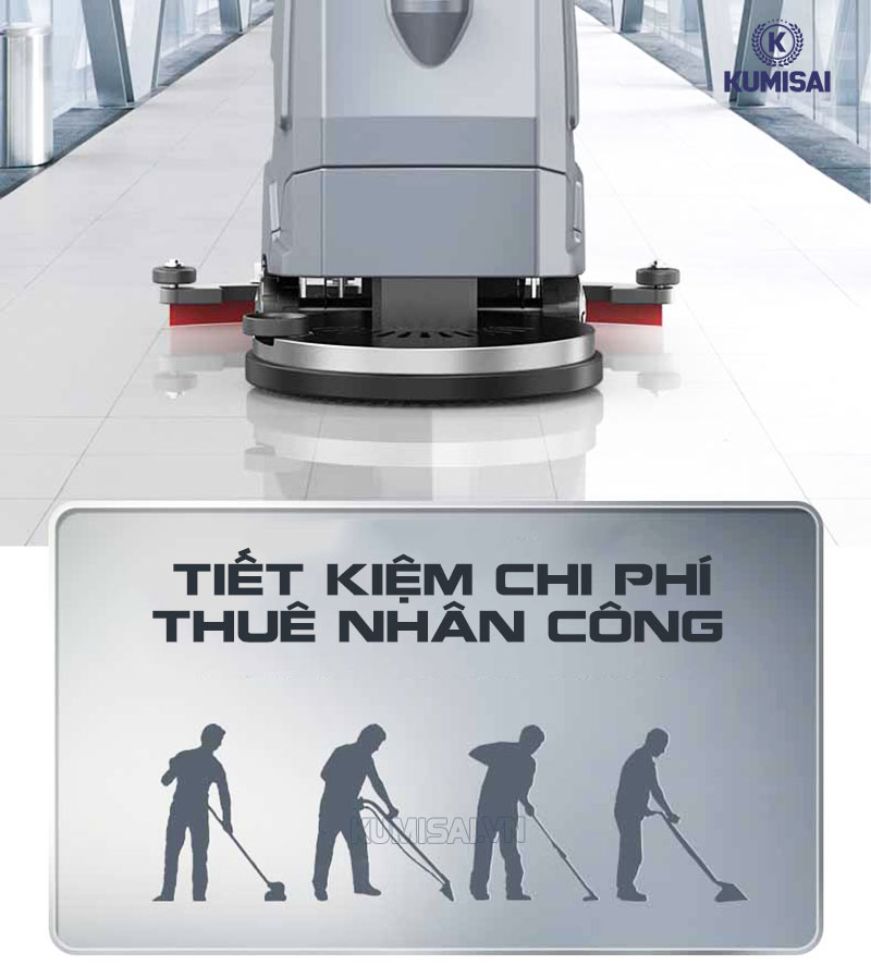 Sử dụng máy GM50B giúp giảm chi phí thuê nhân công