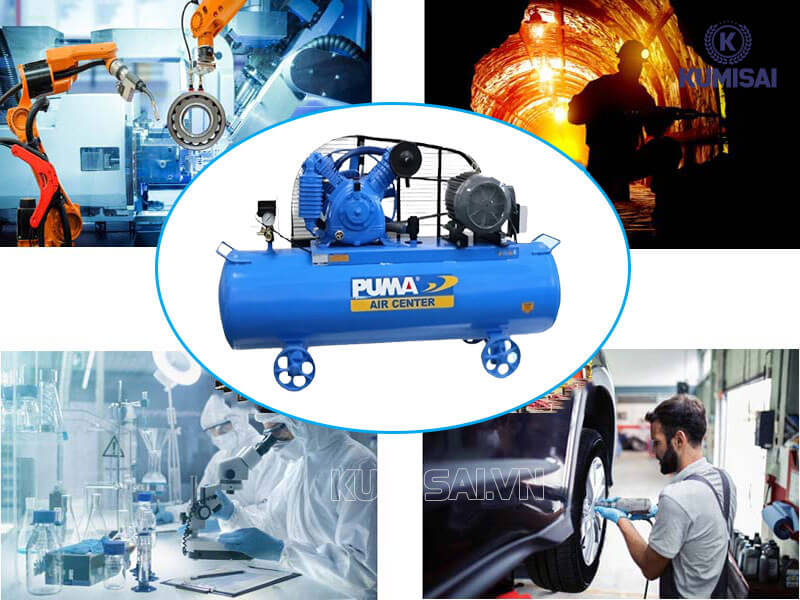 Máy nén khí Puma TK-75300 sử dụng trong nhiều lĩnh vực 