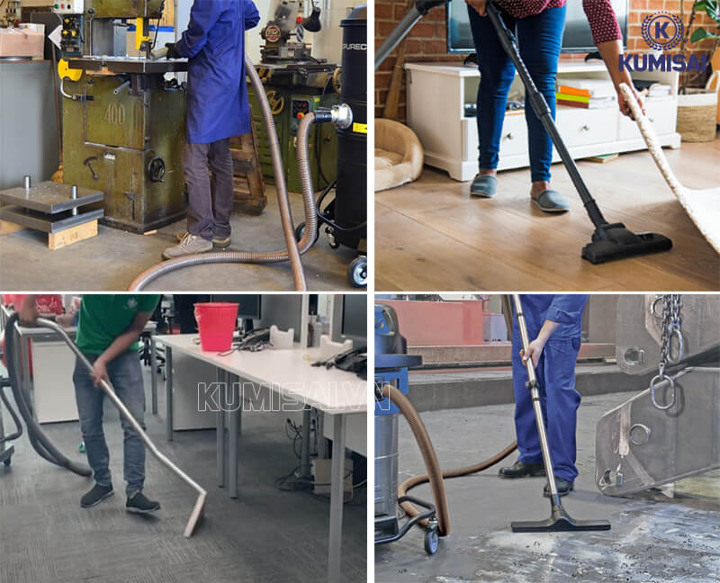 Máy hút bụi DQC - Tech sử dụng phổ biến trong các lĩnh vực