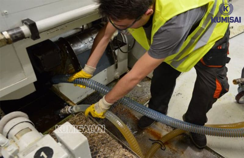 máy hút bụi cnc hút sạch bụi bẩn, vụn rác