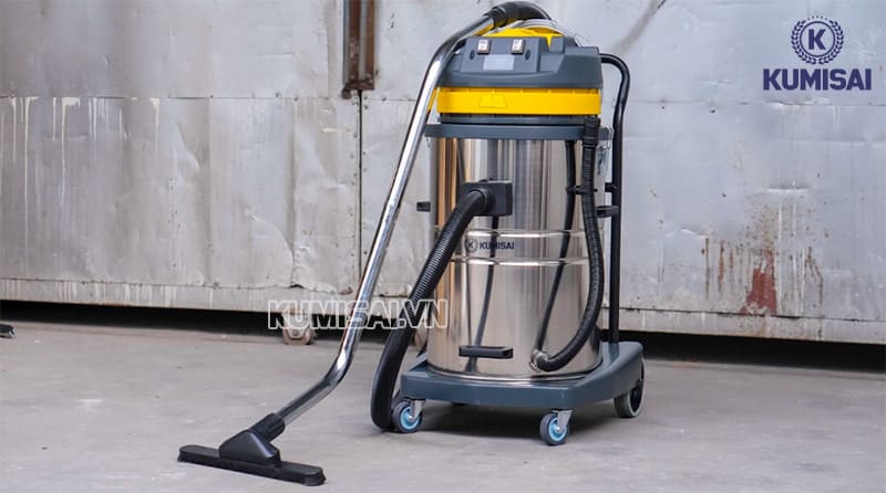 sử dụng máy hút bụi công nghiệp 2 động cơ