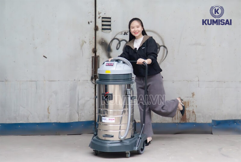 Sử dụng máy hút bụi công nghiệp DQC - TECH 803H đúng cách