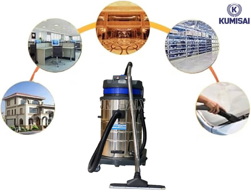Máy hút bụi Supper Clean có thể sử dụng ở nhiều nơi, làm sạch mọi bề mặt