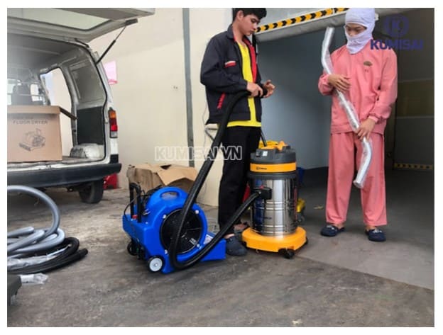 sử dụng máy hút bụi tại Quy Nhơn