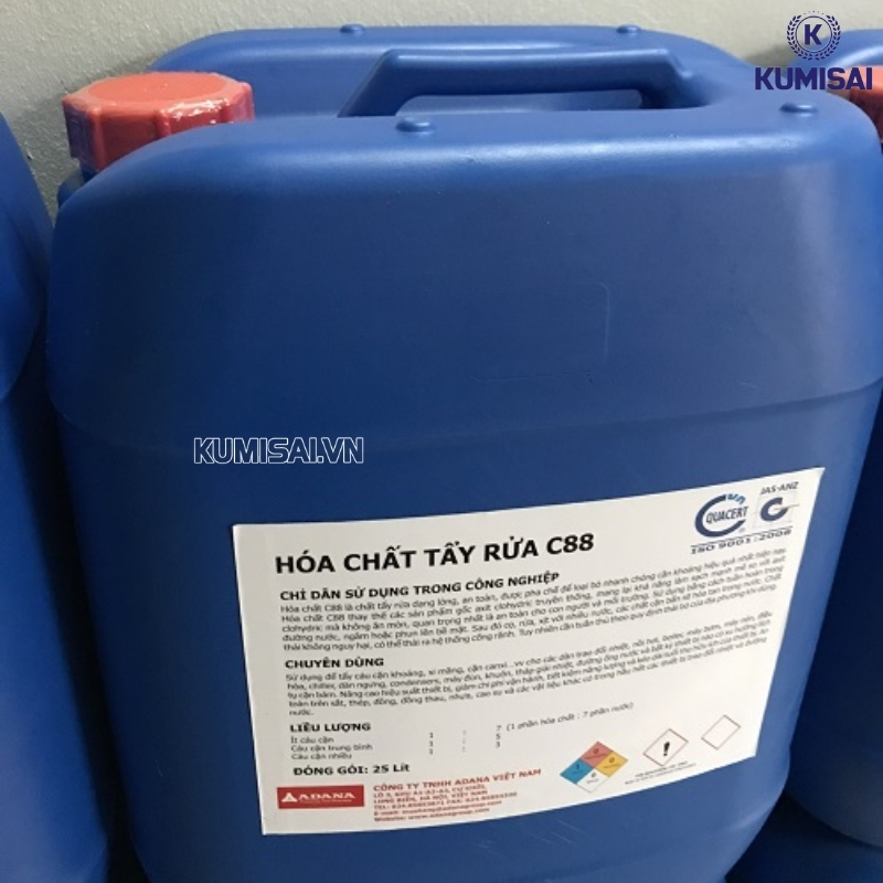 Sử dụng phương pháp hóa học để xử lý cáu cặn