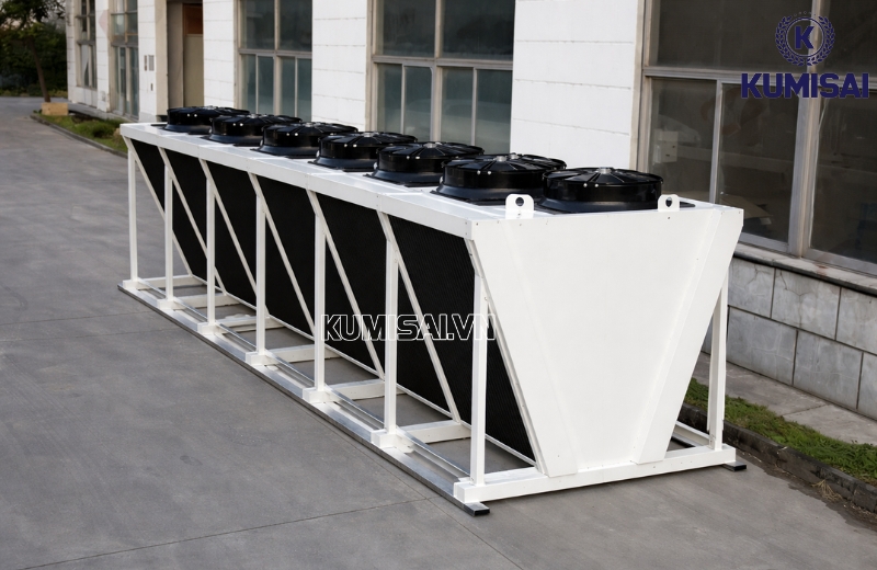 Sử dụng tháp giải nhiệt gió giúp tăng năng suất máy móc