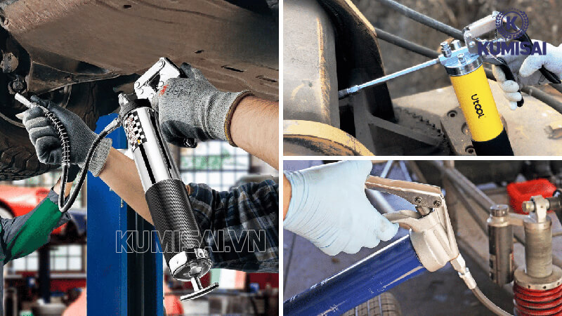 Loại súng bơm mỡ ô tô tiện dụng