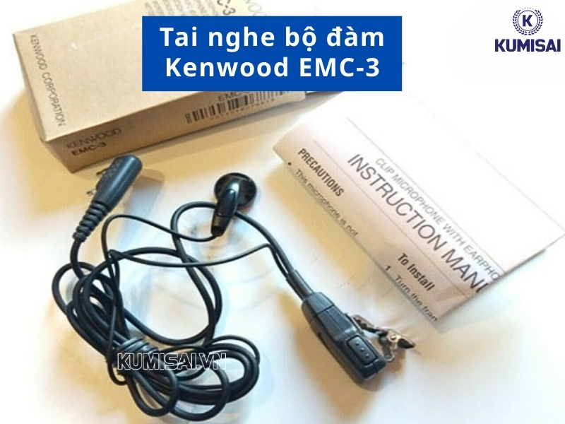 Tìm hiểu về tai nghe bộ đàm Kenwood EMC-3