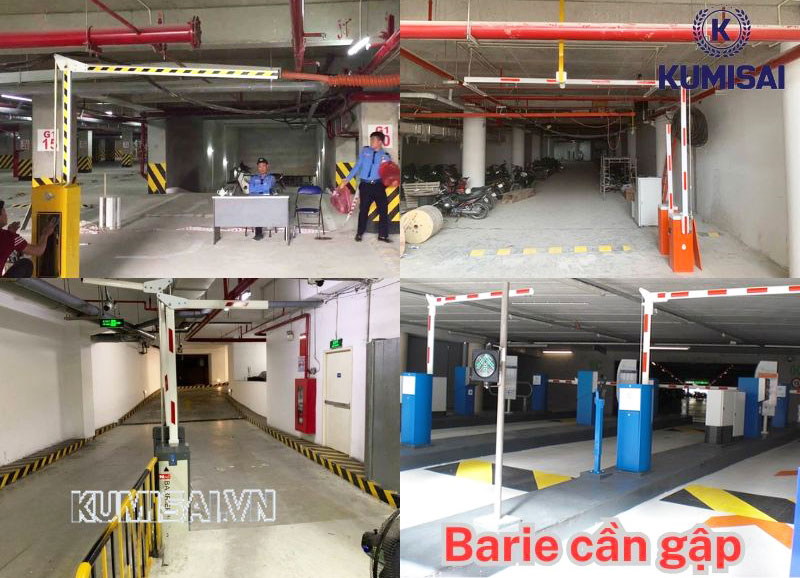 Thanh barie loại cần gập Thanh barie loại cần gập
