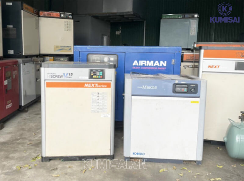 Co.Trung kiên chuyên thanh lý máy nén khí cũ tại Hải Phòng