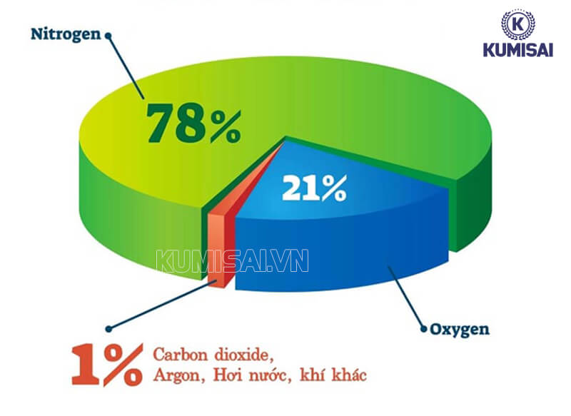 Thành phần của khí nén Thành phần của khí nén