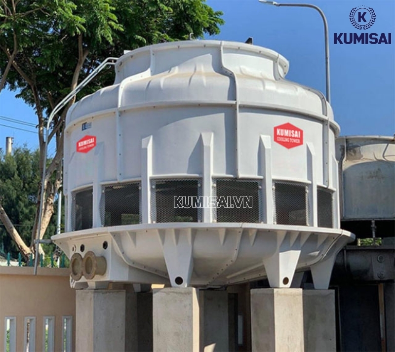 Tháp giải nhiệt tròn có độ bền cao