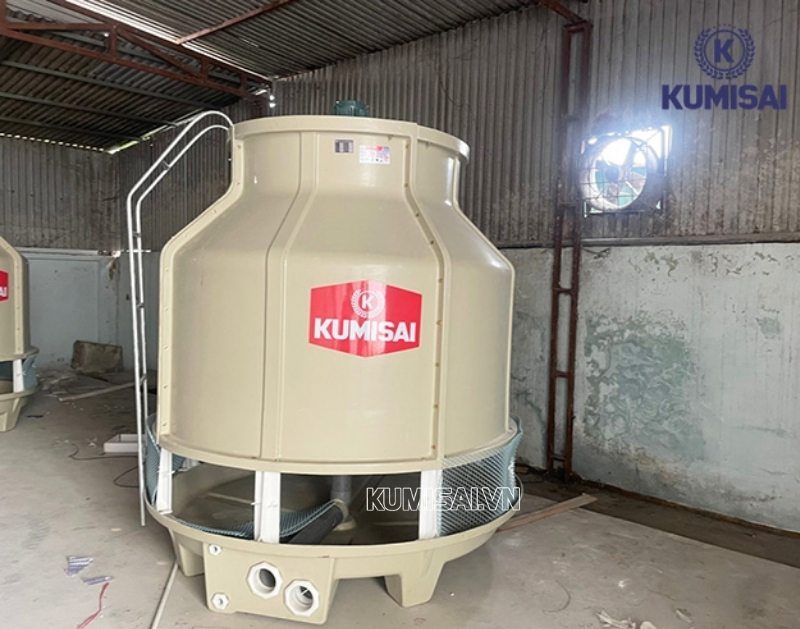 Tháp giải nhiệt tròn có khả năng làm mát nước nhanh chóng