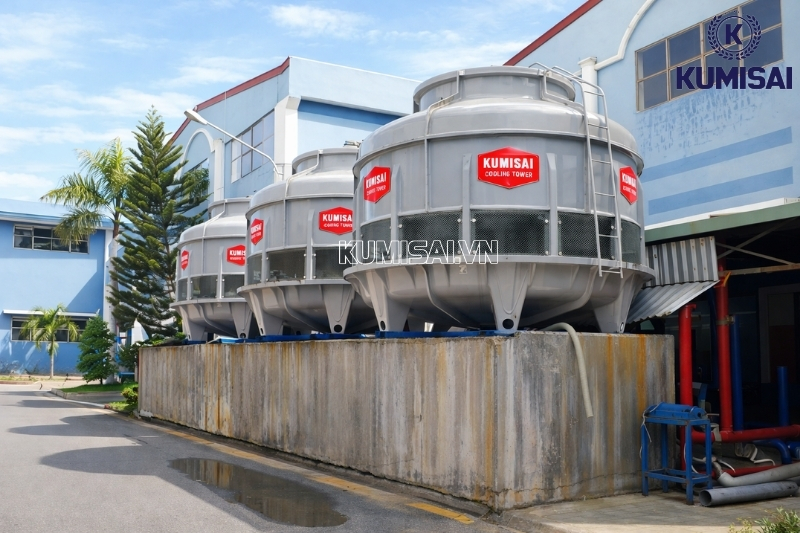 Tháp làm mát Kumisai KMS 500RT giúp máy móc hoạt động tránh bị quá tải