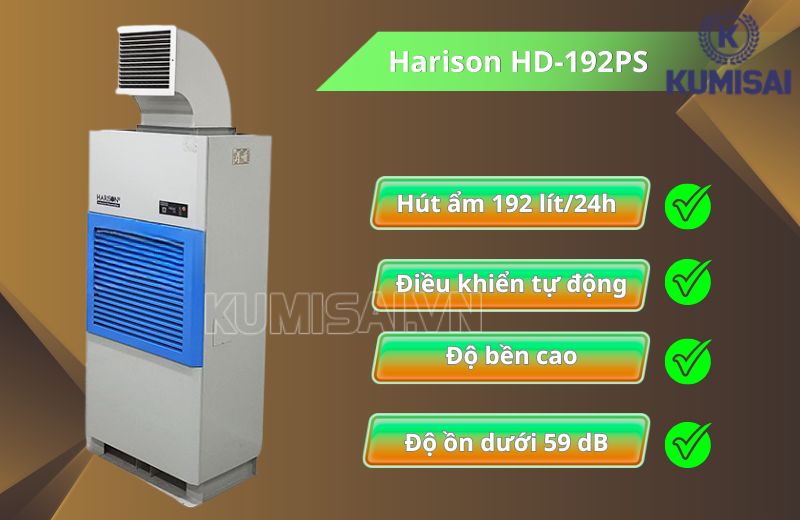 Thế mạnh của máy hút ẩm Harison HD-192PS